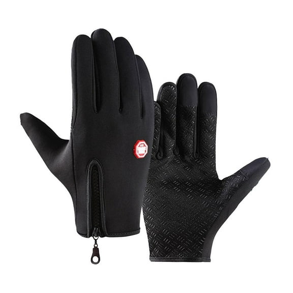 Winter Gloves Men Women, Warm Thermal Windproof Touchscreen Non-Slip Skates Gloves,for Cycling Driving Running Hiking