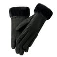 thumbnail image 1 of Winter Gloves Men and Women Winter Clothing for Women Winter Ski Inner Glove Lined With Men's And Women's Outdoor Cycling Plus Windproof And Cold Warm Flip Finger Screen Gloves, 1 of 3