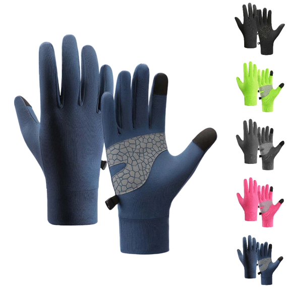 GPOECD Winter Gloves Parent Child Kids Touchscreen Thermal Lined Running Cycling Cold Weather Mittens