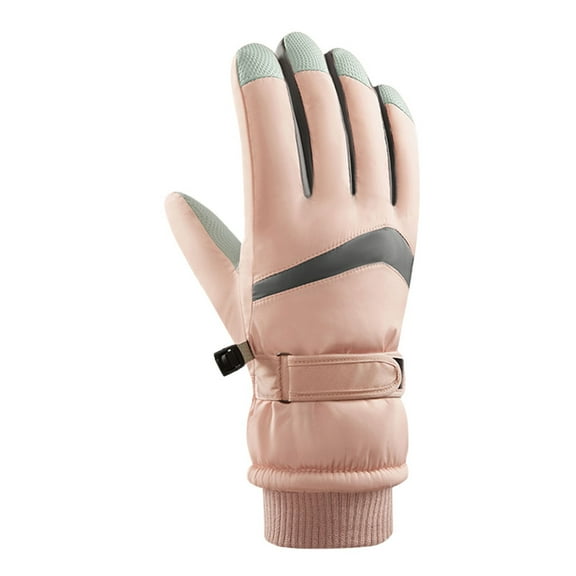 Winter Gloves Premium Leather Work And Downhill Ski Leather Mitten Waterproof Men Women Motorcycle Gloves