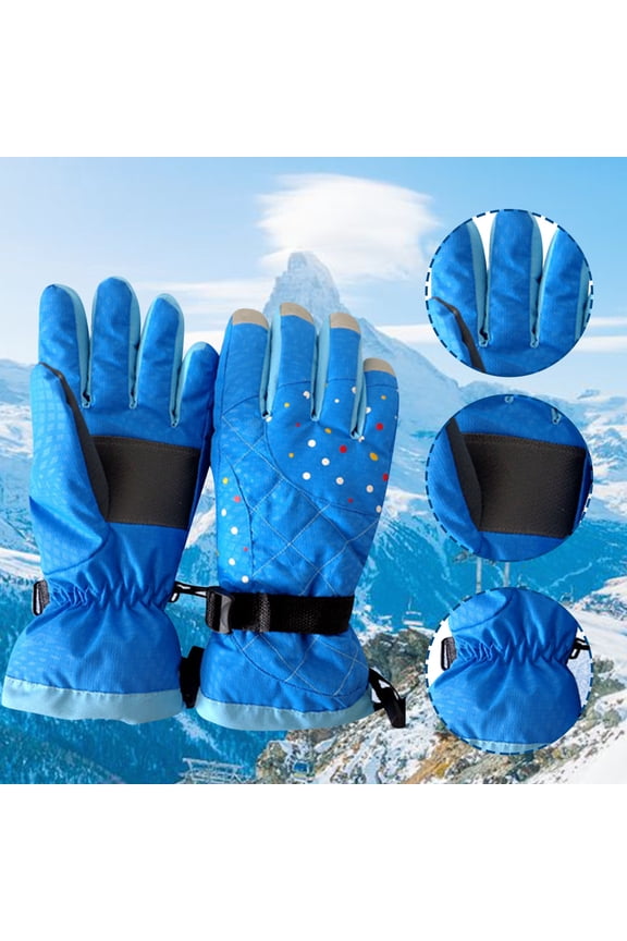 Winter Gloves For Snow Windproof Mittens Outdoor Sports Skiing Gloves Mittens Toddler Gloves Mitten Mittens for Women Cold Weather Insulated Gloves Mittens Convertible Gloves Mittens for Women Cold