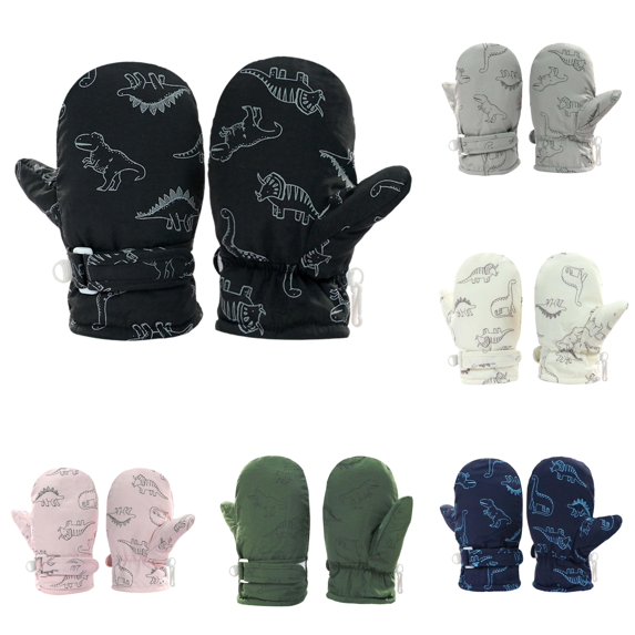 GPOECD Winter Gloves Toddler Mittens Cute Print Baby Winter Mittens for Toddler Boys Girls