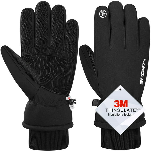 Winter Gloves Touchscreen Gloves Cold Weather Windproof Gloves Warm Thermal Gloves for Running