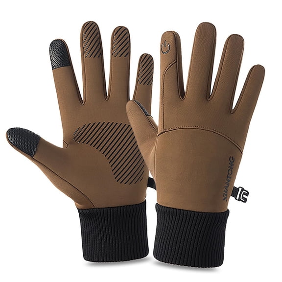 Winter Gloves with Touchscreen Fingers, Water Resistant Windproof Thermal Gloves for Running Cycling Driving Hiking, Lightweight Warm Gloves for Men Women (XL)