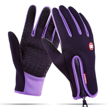 MANJIAMEI Winter Warm Gloves For Women, Anti-Slip Thermal