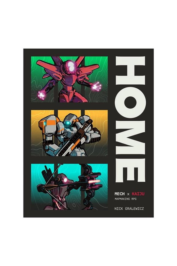 DPD001 HOME Mech x Kaiju Mapmaking Role Playing Game