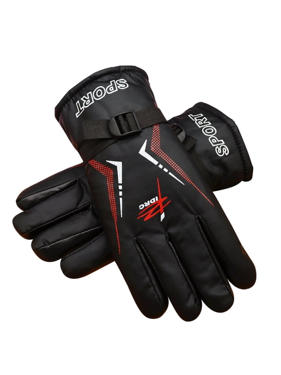 Winter Gloves Waterproof,-30℉ Winter Gloves Touchscreen Gloves,Waterproof Winter G50Thermal Gloves Ski Gloves For Men Women Running Cycling Outdoor,Black Winter Gloves(Black 11*5in)