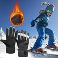 thumbnail image 1 of Winter Gloves, Waterproof Snow Gloves for s s, Warm Skiing Riding Skating Outdoor Play with Adjustable Wrist Strap(Gray-L), 1 of 4