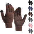 thumbnail image 1 of GPOECD Winter Gloves Winter Touchscreen Knit Soft Thermal Elastic Women Gloves Anti, 1 of 1