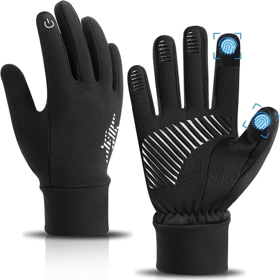 Winter Gloves, Women Men Ski Snow Gloves, Liner Thermal Warm Touch Screen, Suit for Running, Cycling, Biking, Hiking, Driving, Walking, Typing, Freezer Work, Sports, Soccer, Shooting, Gaming, 1 Pair