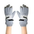thumbnail image 1 of Winter Gloves Women Ski Winter Fashion Must Haves Fleece Lining Wool Blue Gloves, 1 of 4