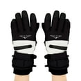 thumbnail image 1 of Winter Gloves Women Thermal Winter Fashion Fleece Lined Touch Screen Black Gloves, 1 of 4