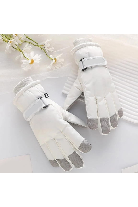 Winter Gloves Women Touchscreen, Ski Glove Waterproof Touch Screen Gloves, Womens Gloves with Touchscreen Fingers, Cold Weather Thermal Glove, for Running, Cycling, Biking, Driving, Typing