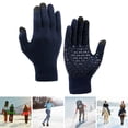 thumbnail image 1 of Winter Gloves for Men Women, Anti-slip Touch Screen Cold Weather Thermal Warm Knitted Glove, 1 of 5