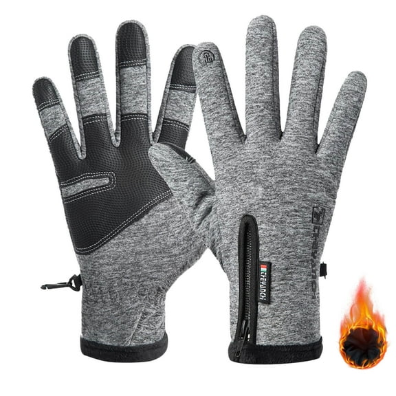 Winter Gloves for Men Women Touchscreen Unisex Couples Thermal Warm Fleece Lined Non-Slip Waterproof Windbreaker Motorcycle Ski Snow Glove
