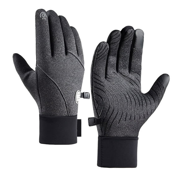 Winter Gloves for Men Women Waterproof Touchscreen Gloves Windproof Non-Slip Stretch for Cold Weather Warm Liner for Running Cycling Driving Hiking