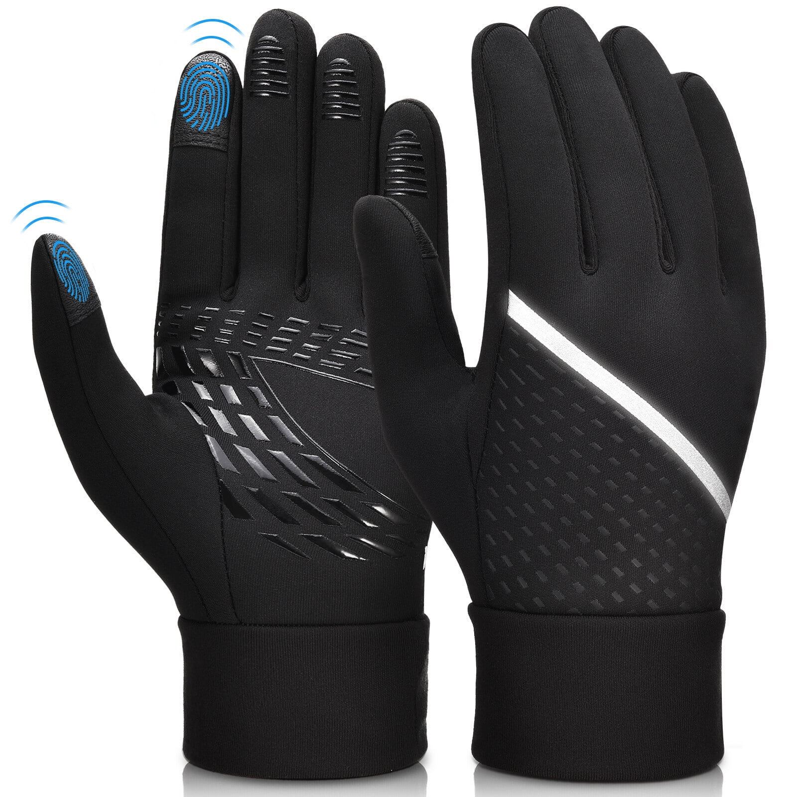 Thermic Active Light Tech Gloves Black Gants trail running : Snowleader