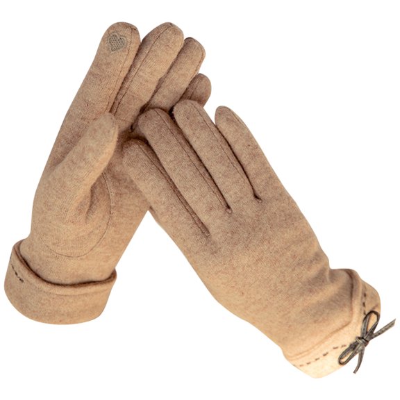 Winter Gloves for Women Cold Weather Touchscreen Texting Gloves - Warm & Thermal Gloves Windproof-Khaki