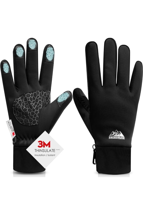Winter Gloves for Women & Men, 3M Thermal Insulation, Lycra Fabric, Touchscreen, Anti-Slip