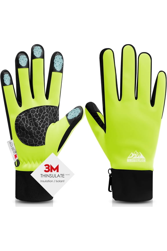 Winter Gloves for Women & Men, 3M Thermal Insulation, Lycra Fabric, Windproof, Touchscreen, Anti-Slip, Cold Weather