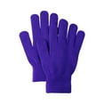 thumbnail image 1 of Winter Gloves for Women Men Warm Knit Gloves Cold Weather Stretchy Magic Glove Adults Full Finger Mittens Dark Purple, 1 of 3