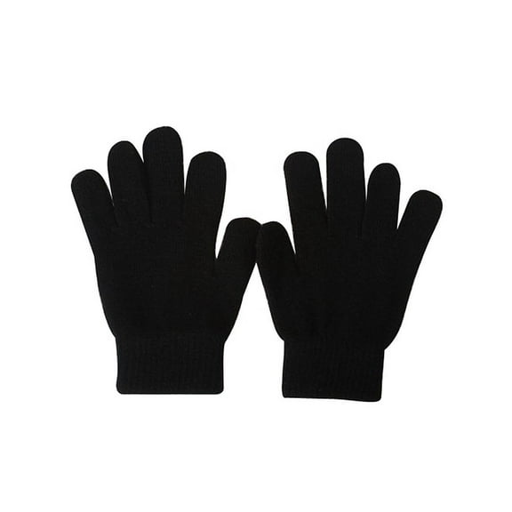 Winter Gloves for Women Mens - Magic Full Finger Cold Weather Glove, Black