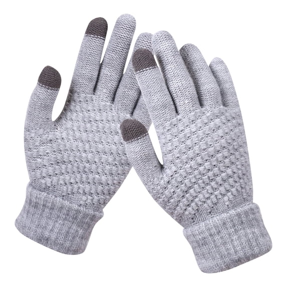 Winter Gloves for Women - Warm Gloves for Cold Weather with Touchscreen Fingers, Elastic Cuff Womens Gloves C