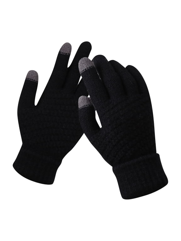 Winter Gloves for Women - Warm Gloves for Cold Weather with Touchscreen Fingers, Elastic Cuff Womens Gloves E