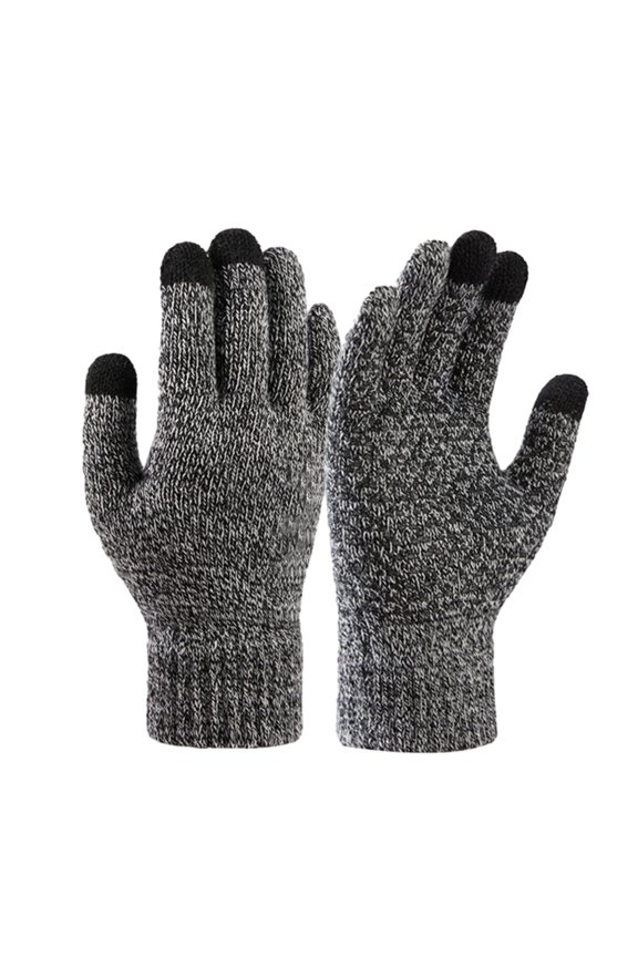 Winter Gloves for Women, Warm Touch Screen Texting Gloves, Women Knit Glove Soft Thick Fleece Lined