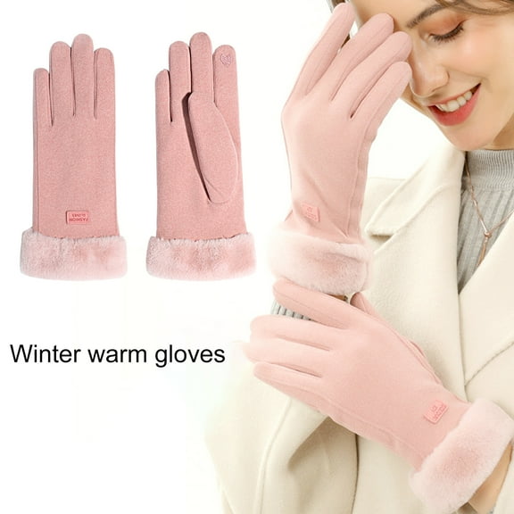 Winter Gloves for Women Warm Touchscreen Glove Windproof Elastic Texting Gloves Women