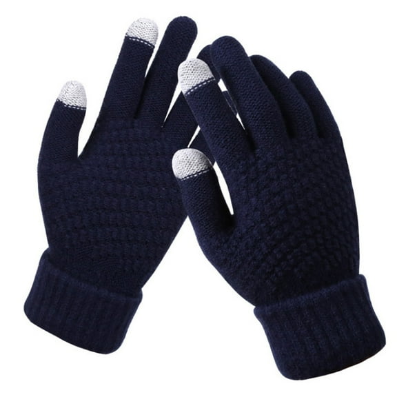 Winter Gloves for Women and Men Winter Gloves Touchscreen Gloves for Women Cold Weather Fashion Knit Mittens Warm Winter Gloves Elastic Knit Gloves