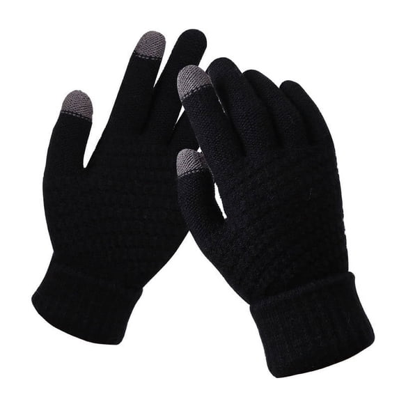 Winter Gloves for Women and Men Winter Gloves Touchscreen Gloves for Women Cold Weather Fashion Knit Mittens Warm Winter Gloves Elastic Knit Gloves