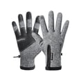 thumbnail image 1 of Winter Gloves with Touchscreen Fingers for Men, Warm Cold Weather Driving Gloves Sports Gloves for Cycling Running Skiing Hiking Climbing Grey S, 1 of 5