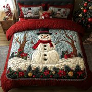 Winter Glow Everyday Comfort Style 2 3-Piece Quilted Bedding Set