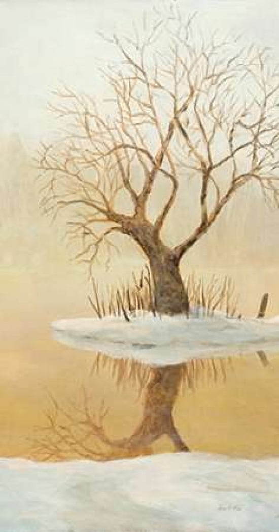 Winter Glow Panel 2 Canvas Art - Arnie Fisk (12 x 18)