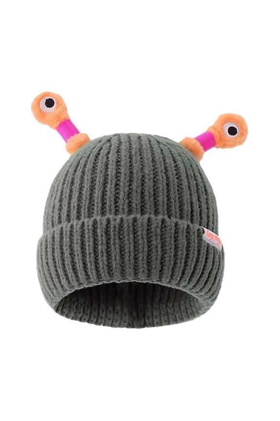 Cute Glowing Knit Hat with Built-in LED Lights for Winter Warmth and Outdoor Activities