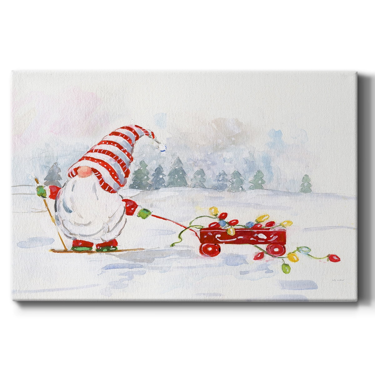 Winter Gnome II- Gallery Wrapped Canvas