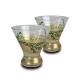 thumbnail image 1 of Winter Gold Garland Cosmopolitan Set/2, 1 of 5