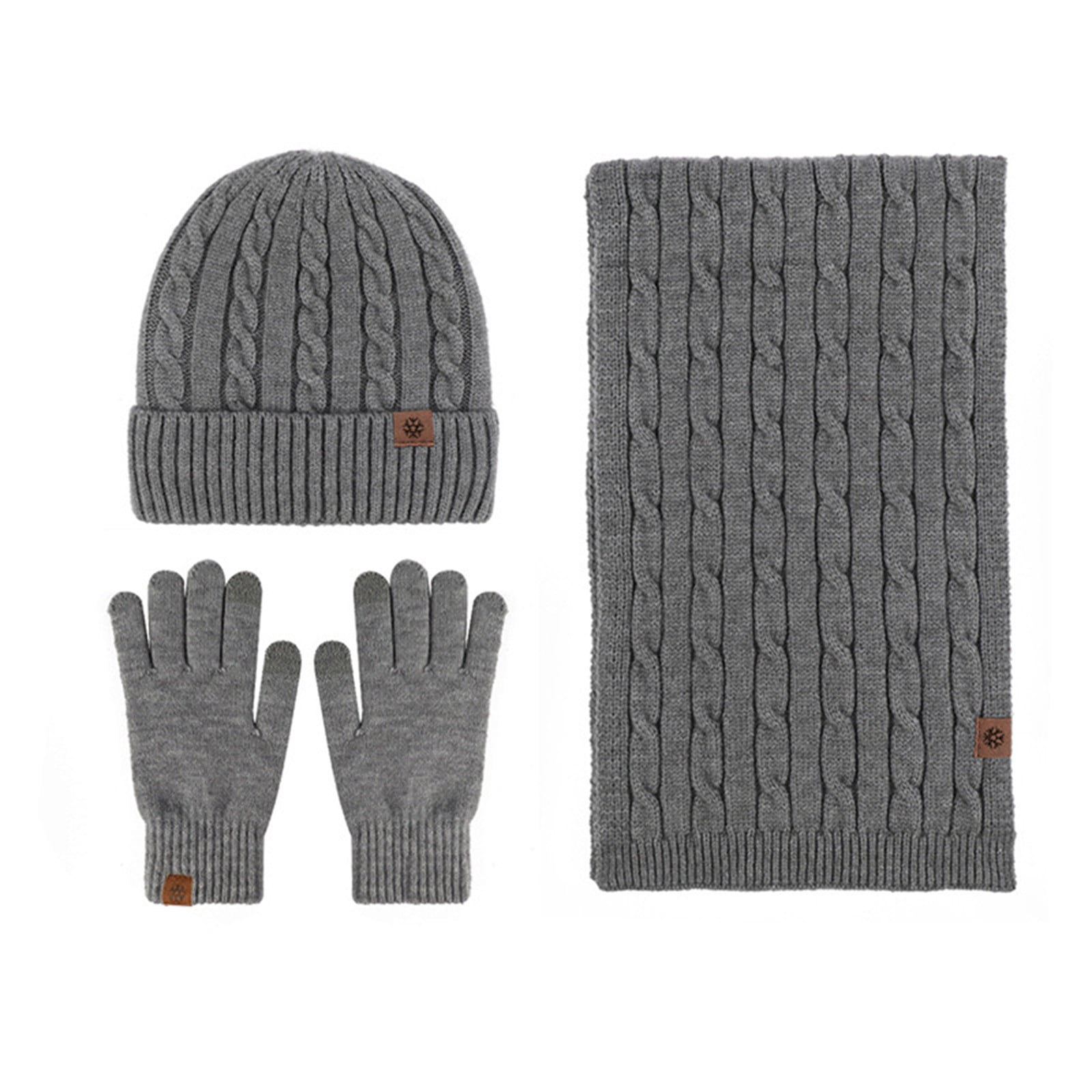 Grey hat hotsell and gloves