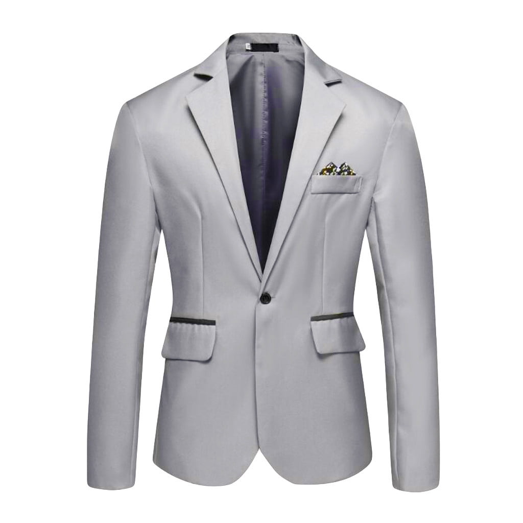 Frontwalk Jean Jacket for Men Classic Slim Fit Button Down Denim Jacket  Casual Long Sleeve Lapel Outwear Tops