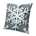 thumbnail image 1 of Winter Grey and White Snowflake Throw Pillow Covers Christmas Decor for Bedroom Sofa Couch Cushion, 1 of 5