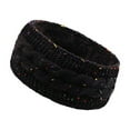 thumbnail image 1 of Winter Knitted Headband for Women Cozy Wool Blend Sports Headwrap with Ear Warmers, 1 of 8