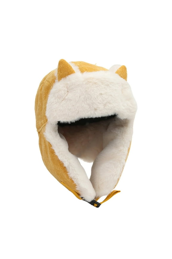 Winter Hat, Cat Ear Knitted Beanie, Cute Warm Ear Flap Hat, Animal Hat for Women Girls, Outdoor, Cold Weather, Adorable & Warm, Gifts for Girl Baberdicy, Ideal for Women, Young Adults