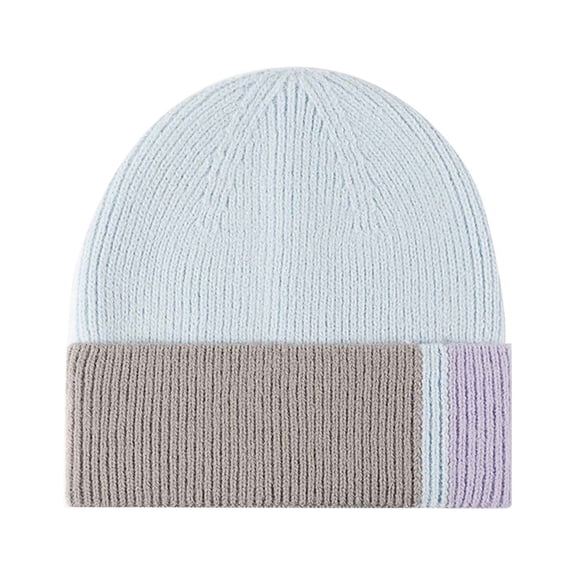 Winter Hat Cold Weather Gear Autumn and Winter Men's Outdoor Warm Single Layer Hat Color Matching Personality Fashion Woolen Hat