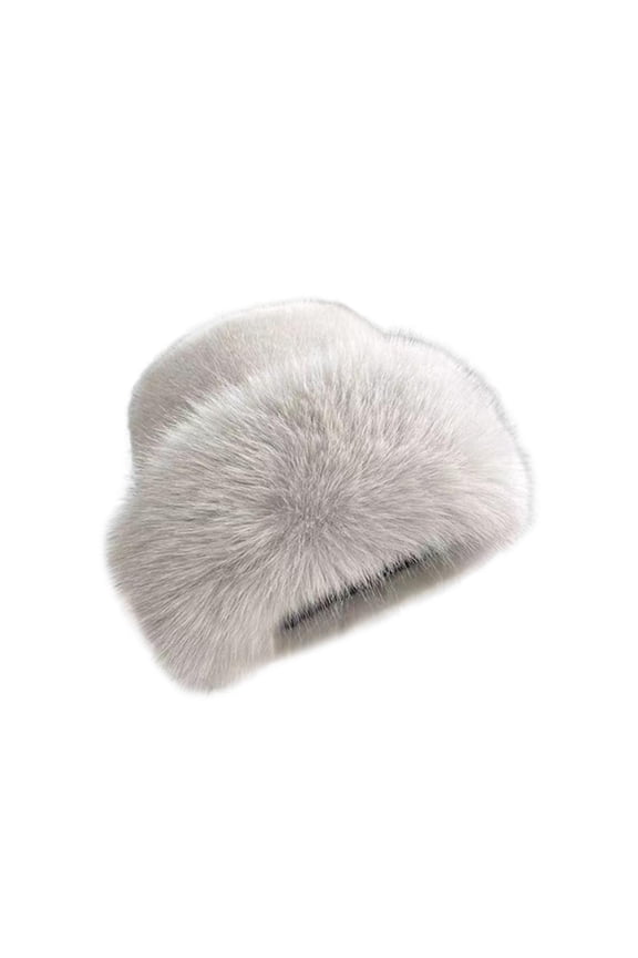 Winter Hat Cossack Hat Russian Hat Thick Plush Material for Women Outdoor Travel Cold Weather