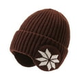 thumbnail image 1 of Winter Hat with Ear Flaps - Windproof & Warm Knitted Beanie for Boys & Girls | Soft Acrylic & Arctic Wool Lining | Cold Resistant to -15°C | Ideal for Skiing & Outdoor Activities, 1 of 5