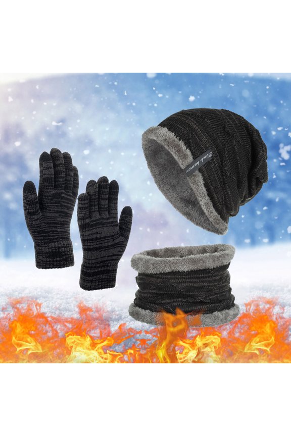 Winter Hat & Glove Set for Commuting, Ideal for Cold Mornings and Weekend Ski Trips