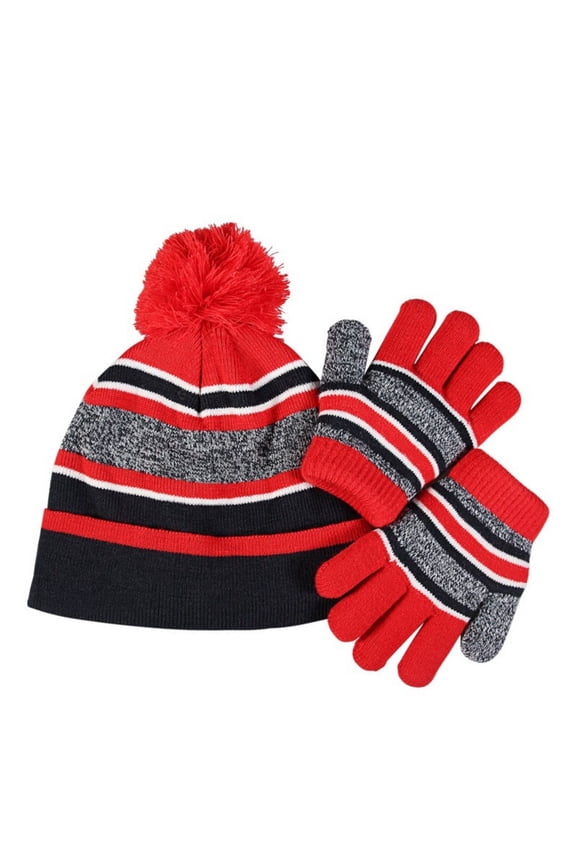 Winter Hat & Glove Set for Commuting, Ideal for Cold Mornings and Weekend Ski Trips