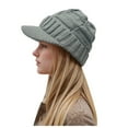 thumbnail image 1 of Winter Hat Winter Hats for Women Cold Weather Women Solid Winter Outdoor Hat Peaked Cap Cover Knitted Hat, 1 of 5
