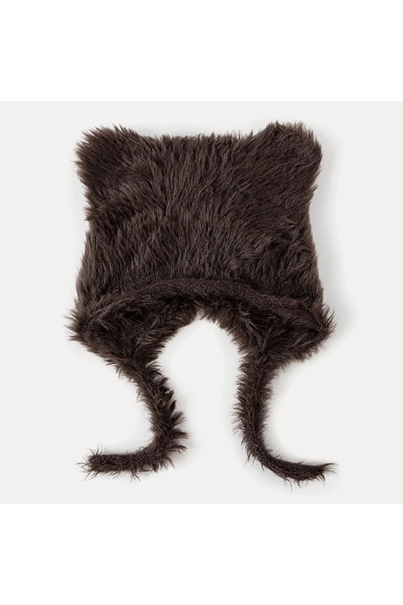 Winter Hat, Women's Cute Ear Design Hat, Faux Fur Liner Windproof Cap, Animal Hat for Women Girls, Autumn Winter, Daily, Adorable & Warm, Gifts Baberdicy, Ideal for Women, Teens
